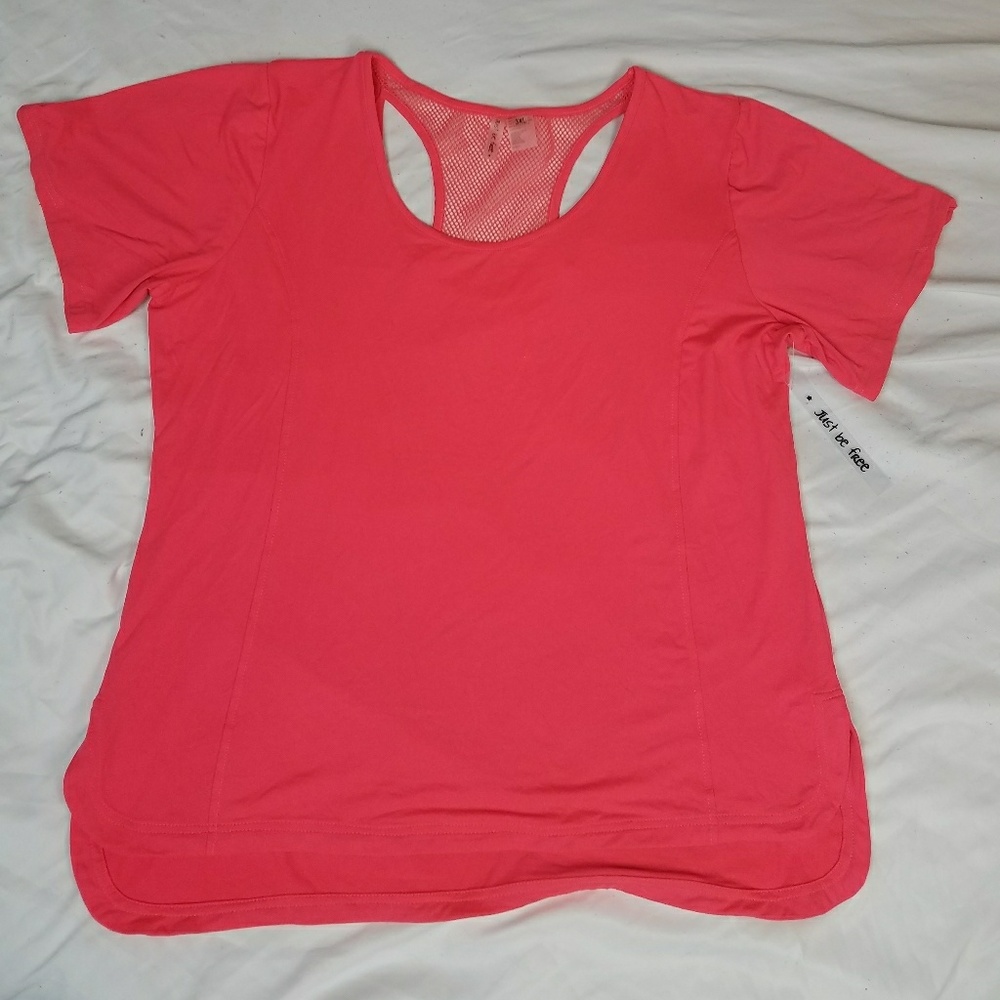 Plus Size Bright Pink Active Top